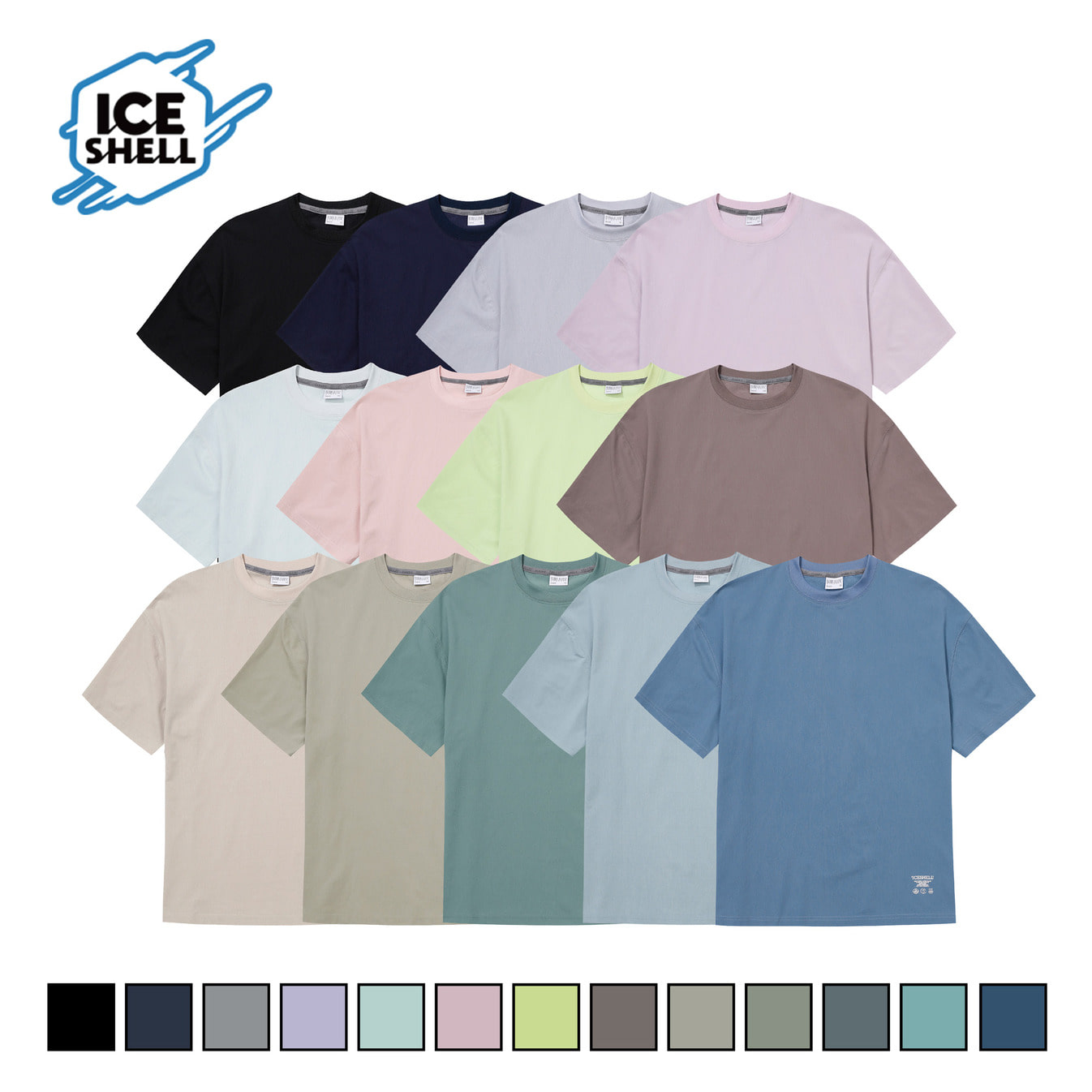 MCC SIMPLE ICE SHELL T-SHIRTS_OVER FIT