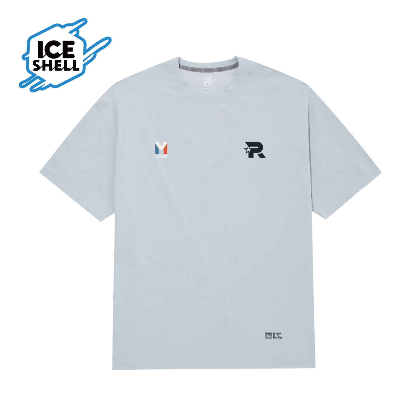 X KT ROLSTER ICE SHELL T-SHIRTS GREY