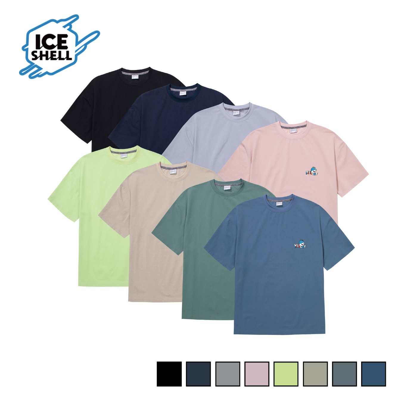 MCC MIX LOGO ICE SHELL T-SHIRTS_OVER FIT